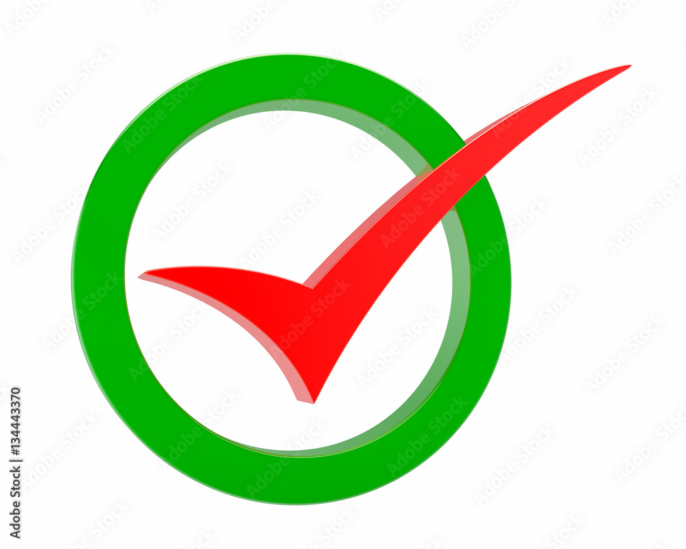 red Correct mark symbol red Correct mark symbol