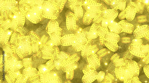 Wallpaper Mural きらきら小判ワイプ Torontodigital.ca