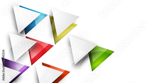 trójkąty tło wektor