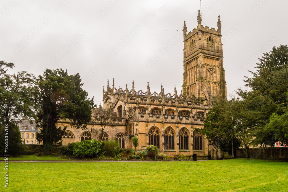 Church of St John the Baptist North Facade A Cirencester England Church of St John the Baptist North Facade A Cirencester England