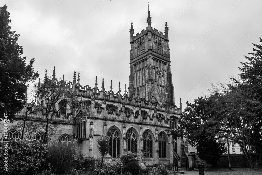 Church of St John the Baptist North Facade B Cirencester England