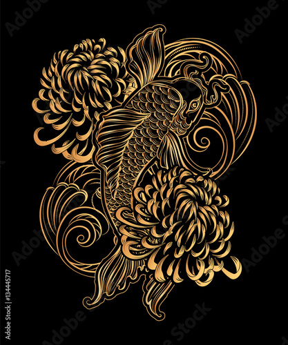 koi carp tatoo