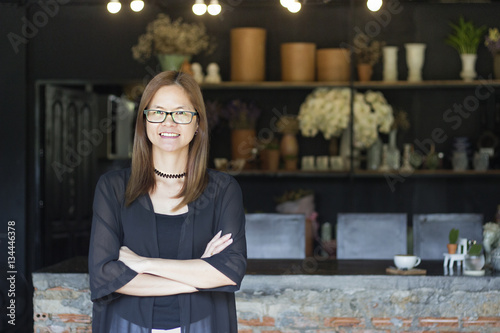 Successful small business owner