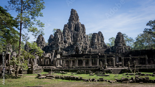 Siem Reap  Cambodia  December 06  2015  The many face temple of Bayon at the Angkor Wat site in Cambodia