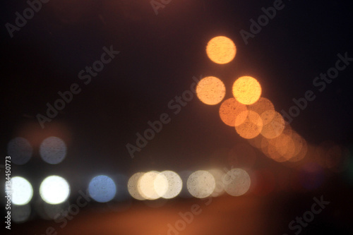 abstract of bokeh on the road © ihi