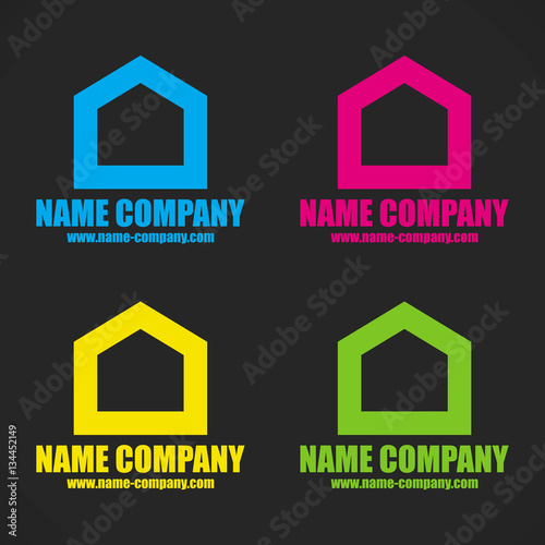 logo maison peinture décorateur conseil artisan