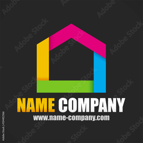 logo artisan peintre interieur décorateur conseil maison