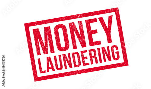 Money Laundering rubber stamp. Grunge design with dust scratches. Effects can be easily removed for a clean, crisp look. Color is easily changed.