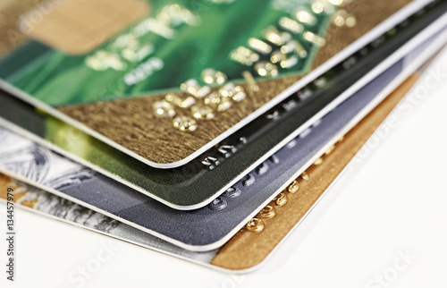 Credit card closeup