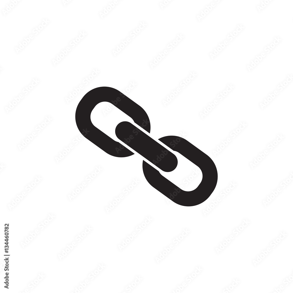 Chain vector icon for web design and mobile application user interface Chain vector icon for web design and mobile application user interface
