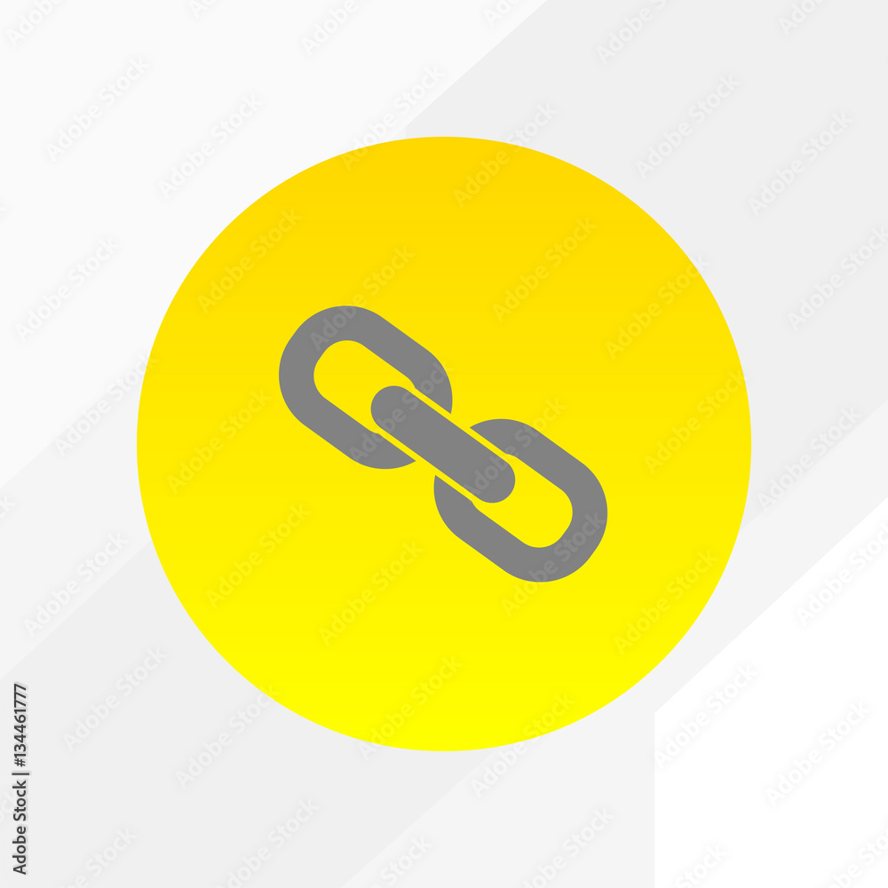 Chain vector icon for web design and mobile application user interface Chain vector icon for web design and mobile application user interface