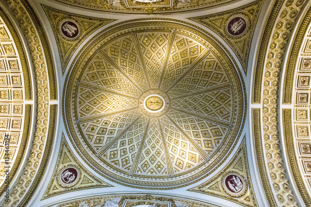 Golden ceiling