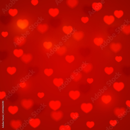 Hearts bokeh background for Your design 