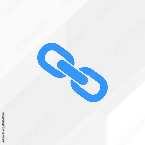 Chain vector icon for web design and mobile application user interface