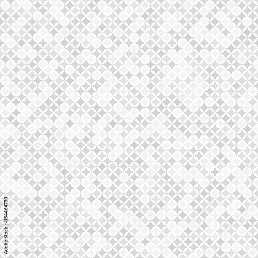 Seamless geometric pattern. Modern ornament with dotted elements. Light gray pattern