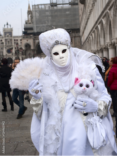 traditional carnival masks in venice