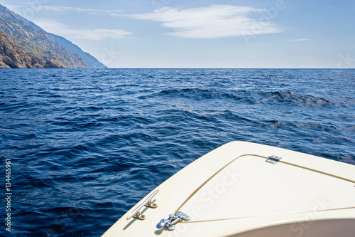 Open sea, boating adventure.  © Adrian Miresian