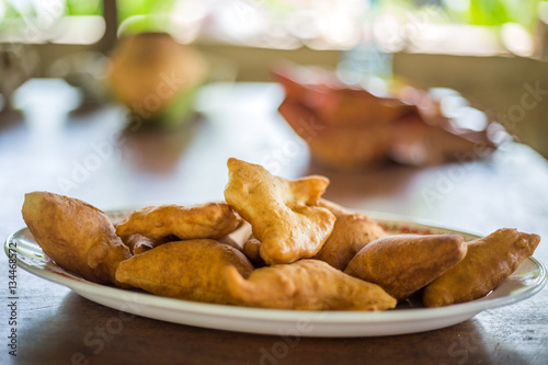 East african sweet doughnuts called mandazi