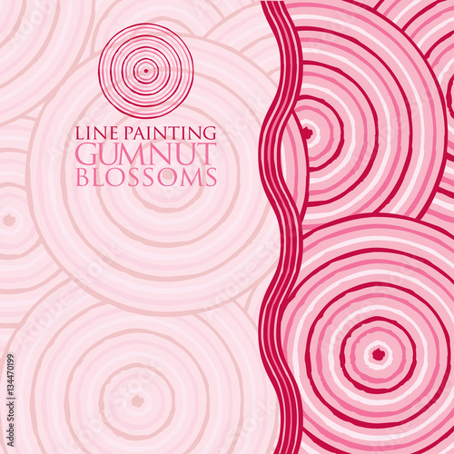 Line painting invite/ greeting card in vector format.