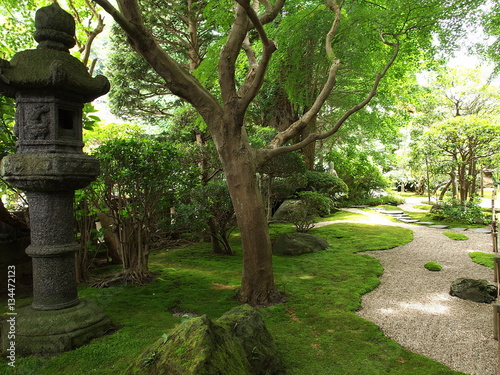 古寺の庭園