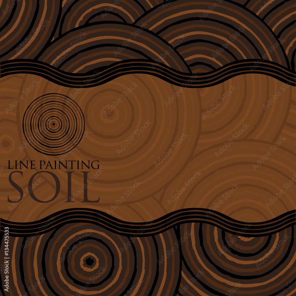 Line painting invite/ greeting card in vector format. Line painting invite/ greeting card in vector format.