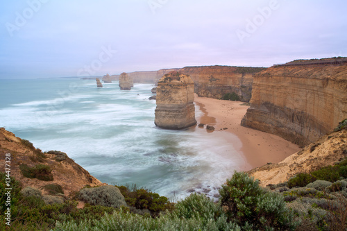 The 12 apostles on the Great Ocean Road in Victoria, Australia