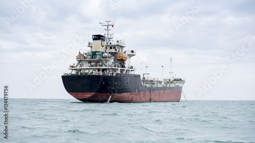 Cargo Ship at sea