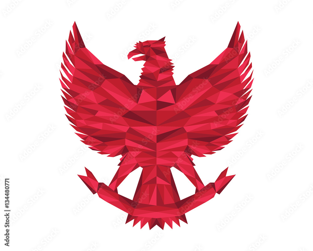 low poly eagle illustration low poly eagle illustration
