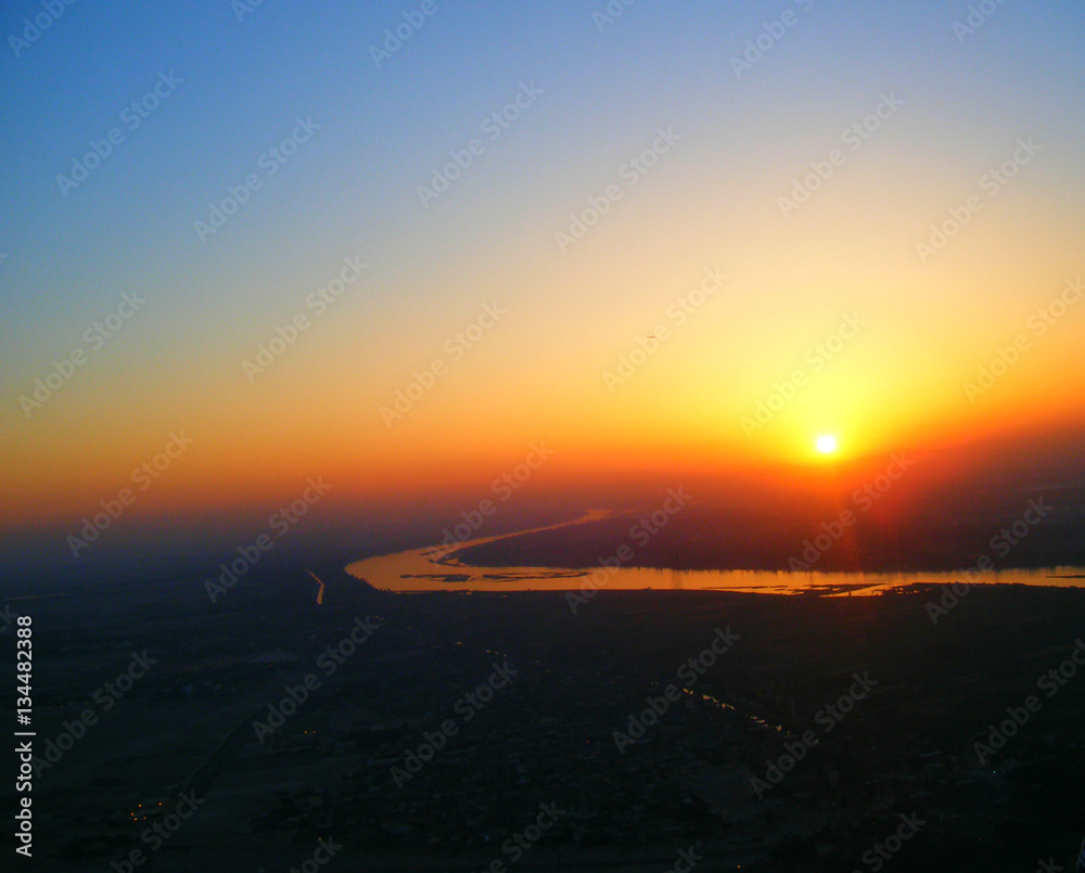 The Nile at Sunrise, Egypt