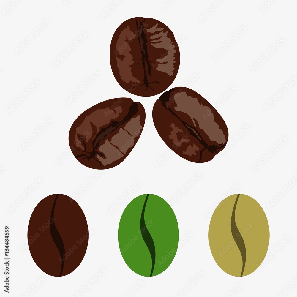 Fototapeta premium Roasted coffee beans