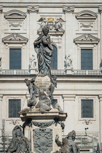 Statue of Virgin Mary in Salzburg, Austria