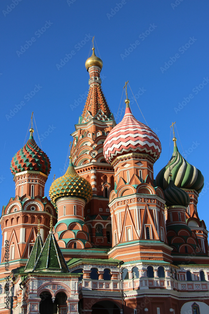 Moscow,Saint Basil's Cathedral.