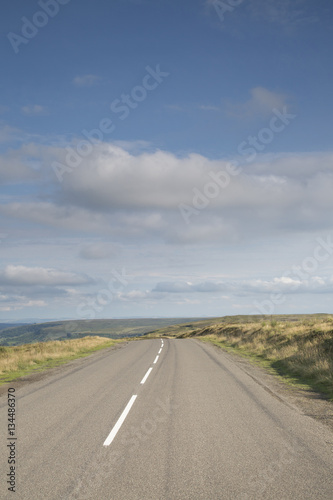 Open Road, North Yorkshire Moors; England