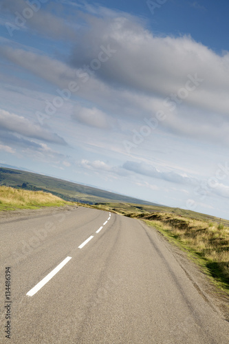 Open Road, North Yorkshire Moors; England