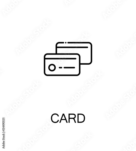 Card flat icon