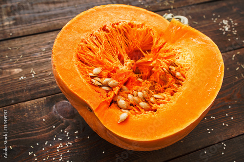 Pumpkin Autumn Healthy Food Nutrition Seasonal Vegetable Concept