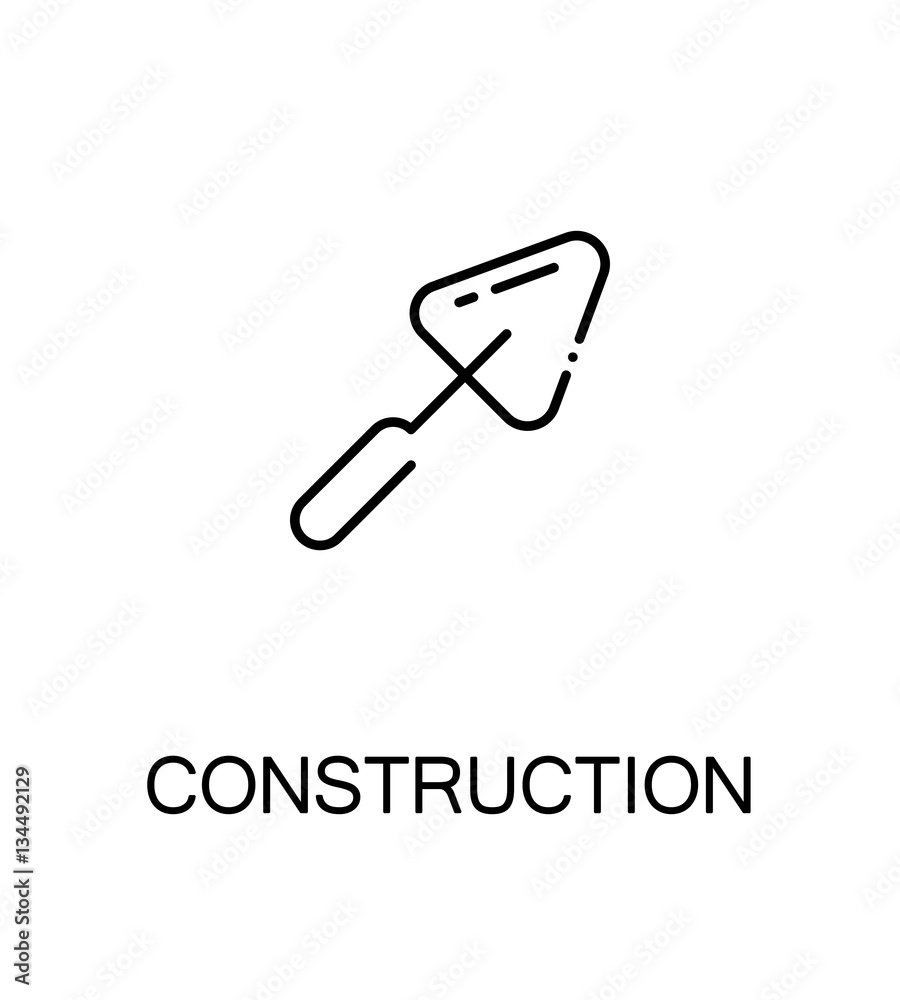 Construction flat icon Construction flat icon