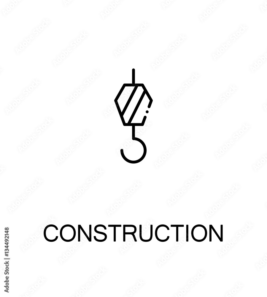 Construction flat icon Construction flat icon