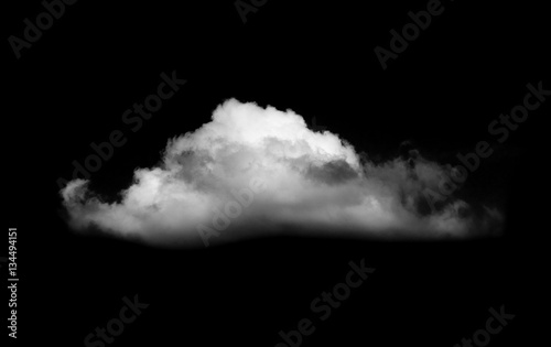 Clouds on black background © nortongo