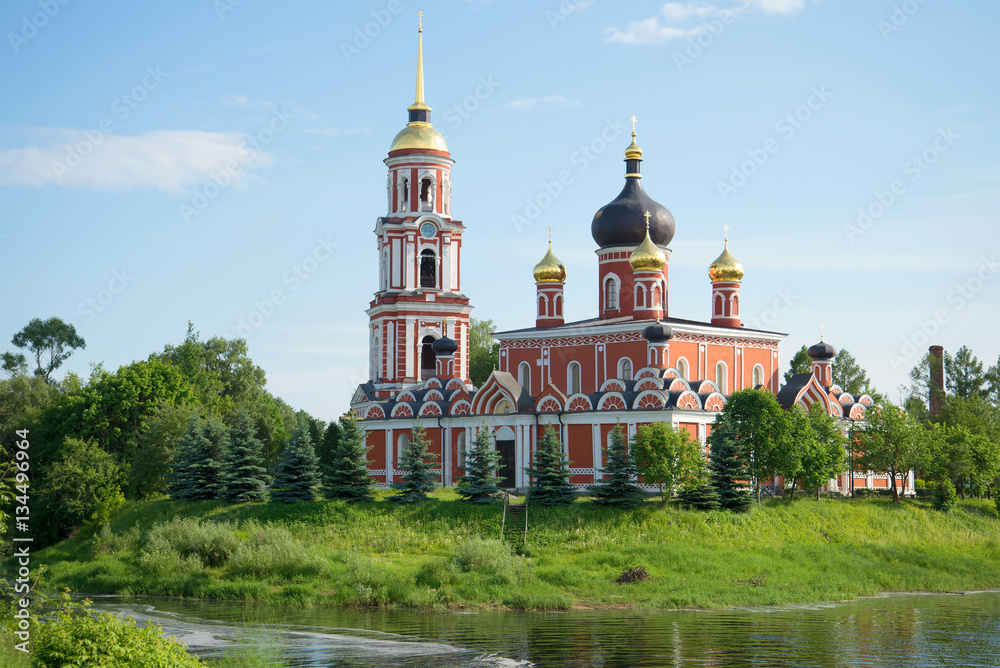 Resurrection Cathedral in the city of Staraya Russa in the June sunny day. Novgorod region, Russia Resurrection Cathedral in the city of Staraya Russa in the June sunny day. Novgorod region, Russia