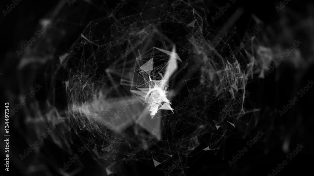 Space Countdown Gray 3D animation