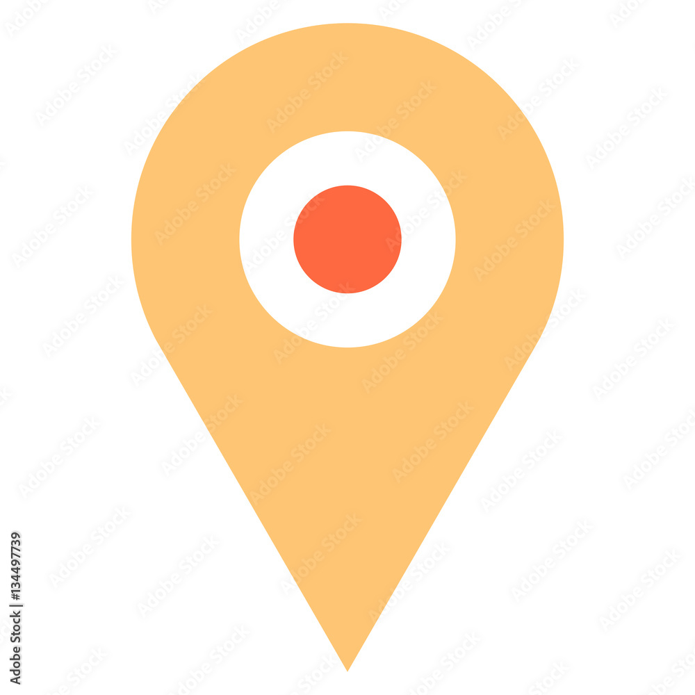 Map pin sign location icon marker point needle button Map pin sign location icon marker point needle button