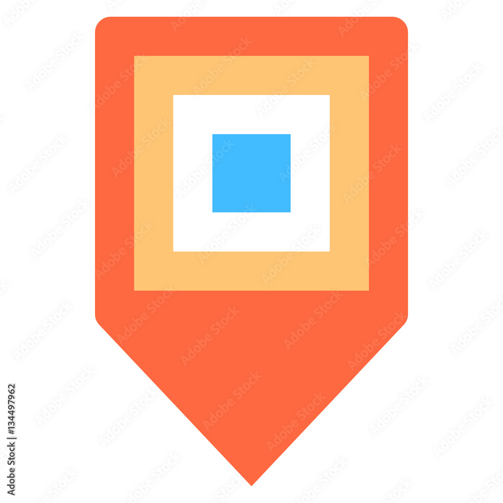 Map pin sign location icon marker point needle button Map pin sign location icon marker point needle button