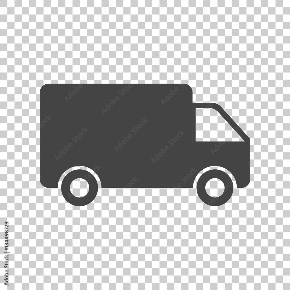 Truck, car vector illustration. Fast delivery service shipping icon. Simple flat pictogram for business, marketing or mobile app internet concept Truck, car vector illustration. Fast delivery service shipping icon. Simple flat pictogram for business, marketing or mobile app internet concept