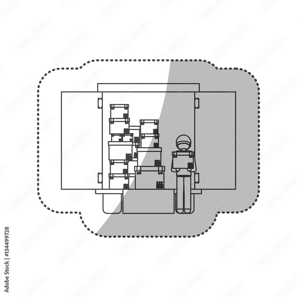 Delivery and logistic icon vector illustraton graphic design Delivery and logistic icon vector illustraton graphic design