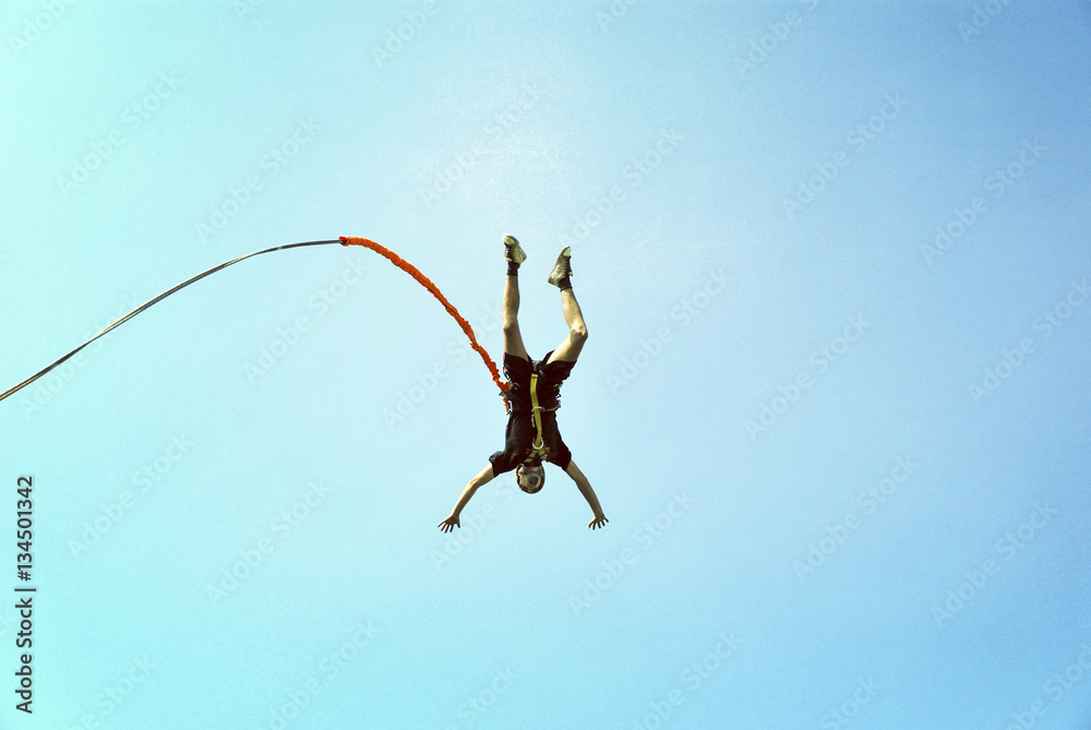 Fototapeta premium Rope jumping.