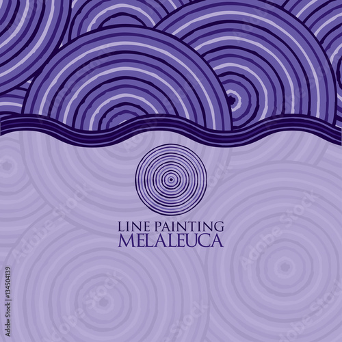 Line painting invite/ greeting card in vector format.