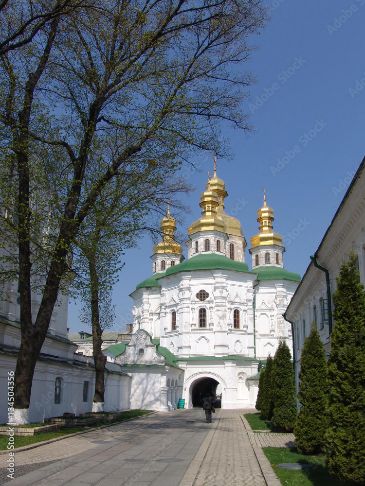 Ukraine. Kiev. Kiev-Pechersk Lavra. Gate Church