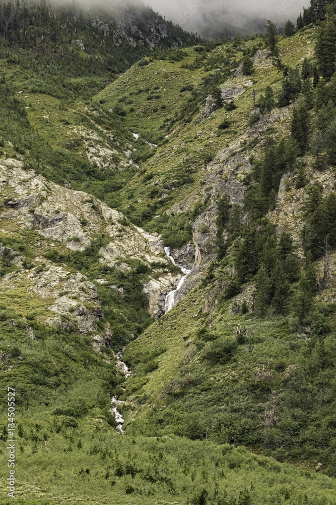 Stream Running Down a Mountain / Grand Tetons