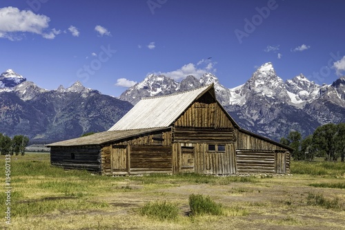Mormon Style Barn in Grand Tetons National Park